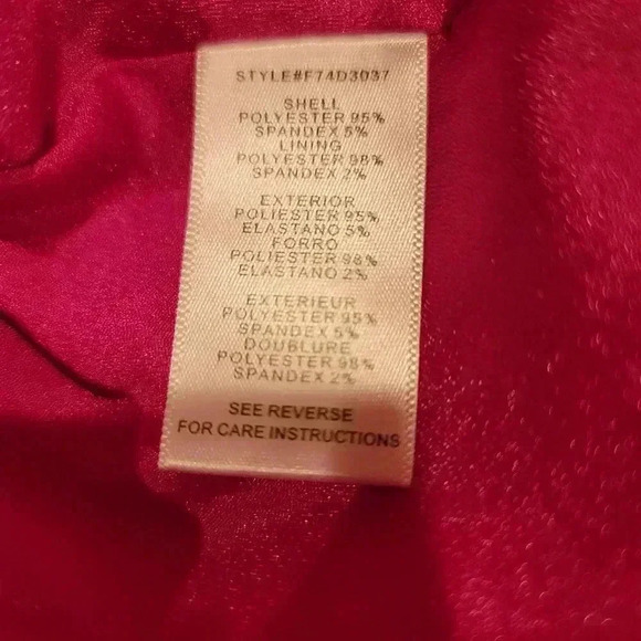 Adeyln Rae Serena Fit and Flare Scallop Dress Fuchsia Size XS EUC. - Picture 9 of 13